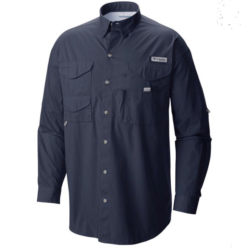 Columbia PFG Small Men’s Longsleeve Bonehead Short